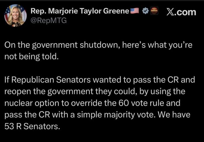 Marge: Republicans Hold Key to End Shutdown Alone! —  government shutdown solutions, Republican strategies for ending shutdowns, bipartisan negotiations in Congress 2025