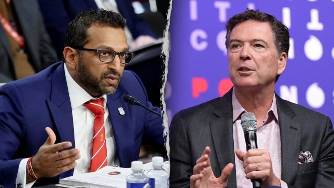 "SHOCKING: FBI Plans to PERP WALK James Comey Before Court Date! Support Kash Patel! 👍" —  FBI perp walk, James Comey court appearance, Kash Patel support
