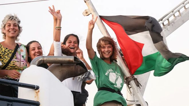 SHOCKING: Greta Thunberg Dragged, Beaten, and Forced to Kiss Israeli Flag - What Really Happened on the Flotilla? —  Greta Thunberg assault, Flotilla violence, Israeli flag incident
